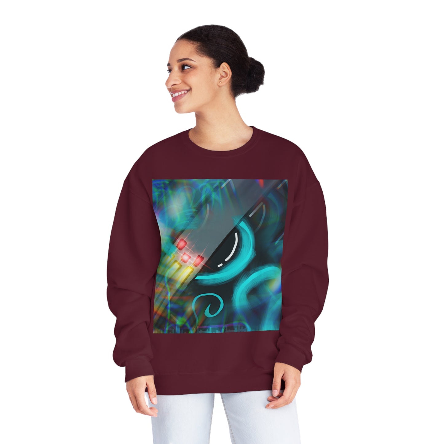 Unisex NuBlend® Hatsune Miku Crewneck Sweatshirt
