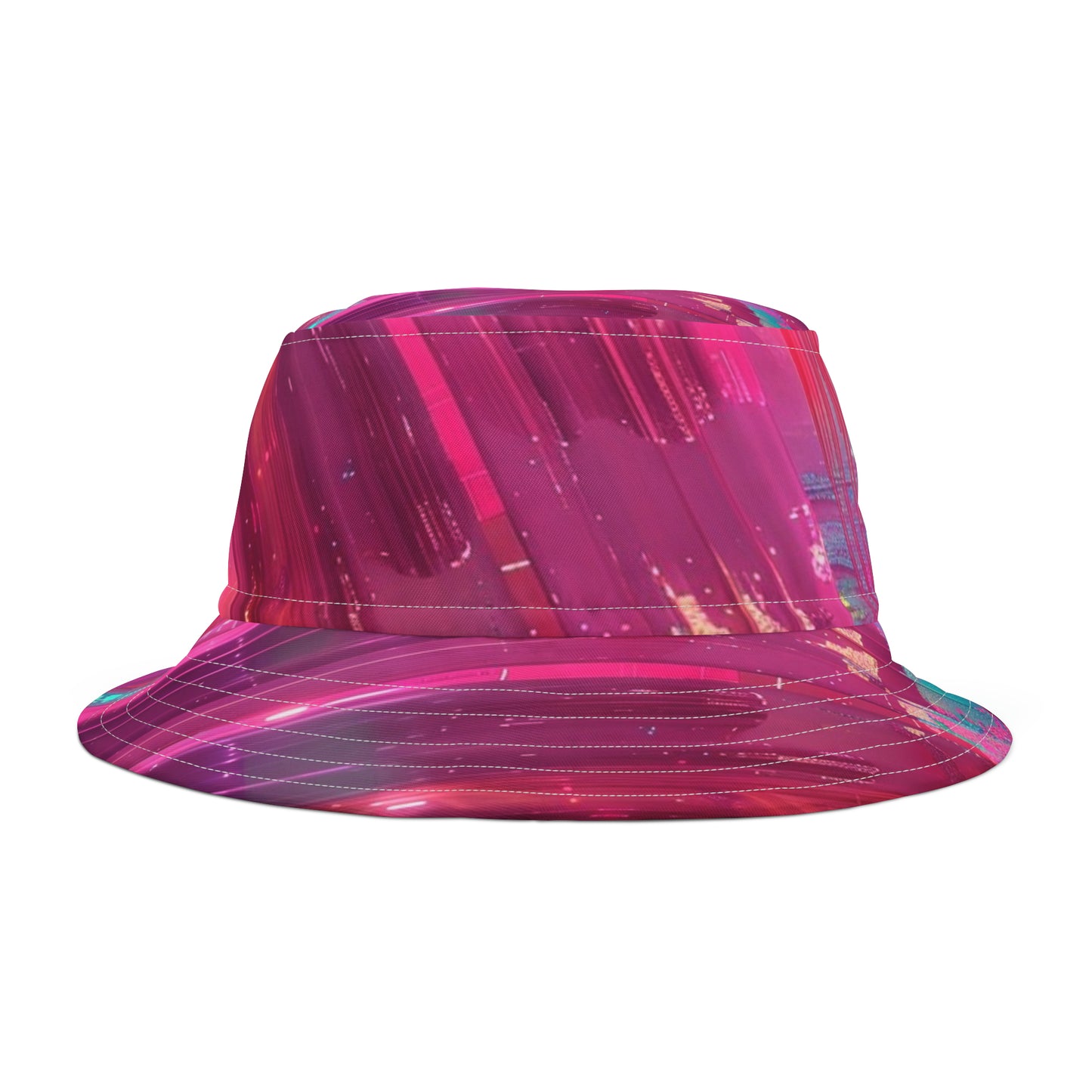 Glitch Utopia Bucket Hat